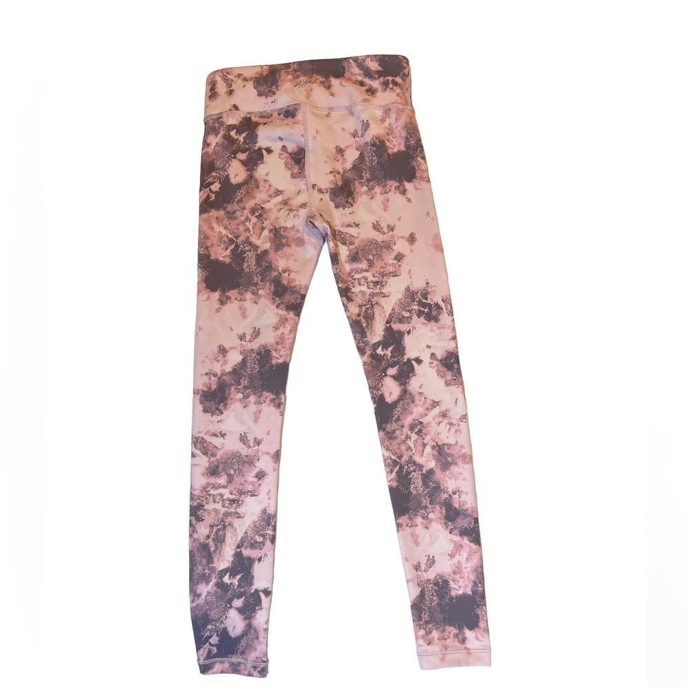 Athleta Girls' High Rise Printed Chit Chat Tight RP9 Moonstone Pink Size Medium